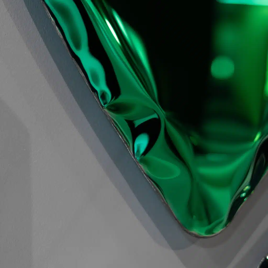 Mirror-polished inox stainless steel sculpture