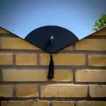 Handmade fan-shaped modern wall mirror set with bevelled glass and curved wood frame, inspired by Japanese design – decorative home wall art