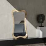 • Handmade wall mirror in Birch wood frame